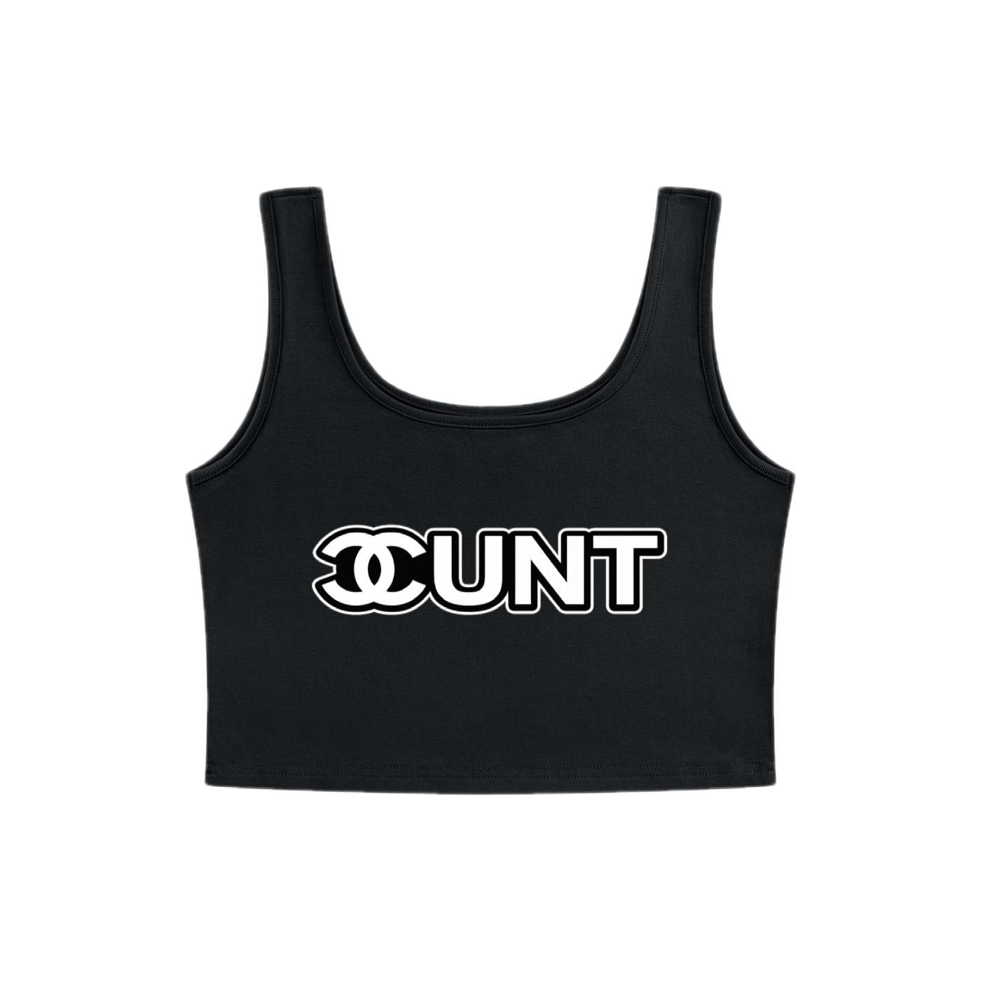 Black-White Cunt Tank