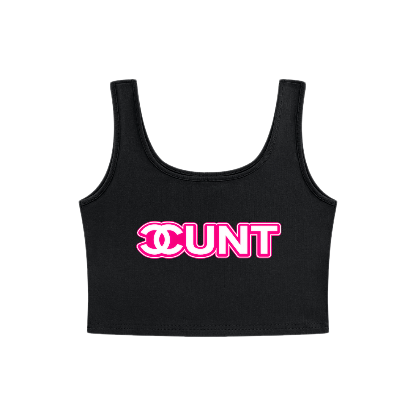 Pink-White Cunt Tank