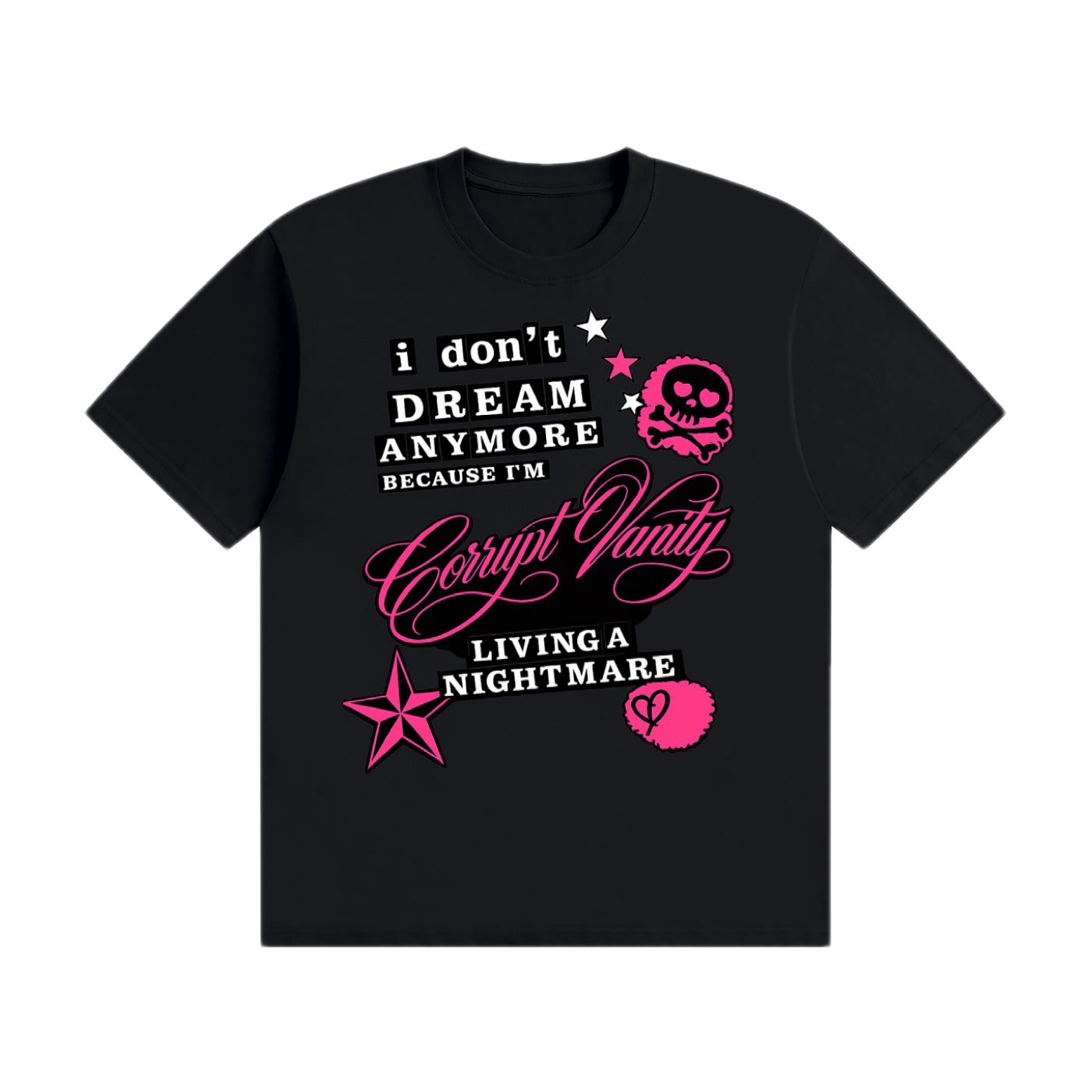 Pink Living a Nightmare Tee